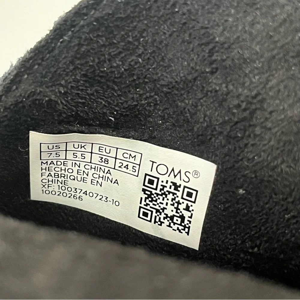 TOMS Constance Western Embroidered Bootie in Black NEW - Picture 12 of 15